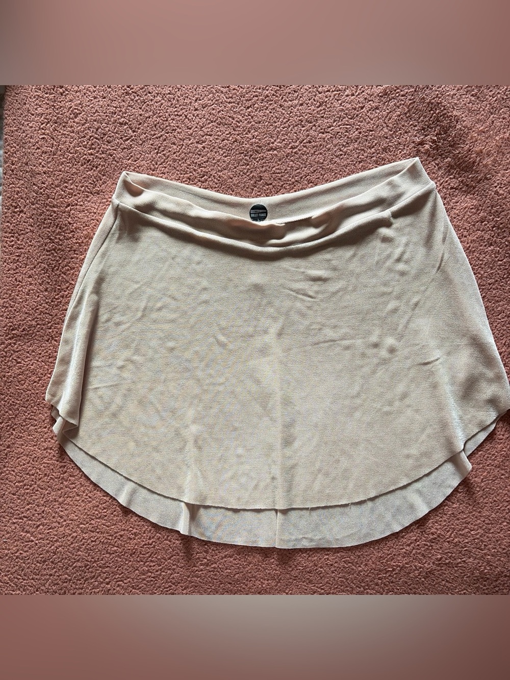 Bullet Pointe Cream Skirt